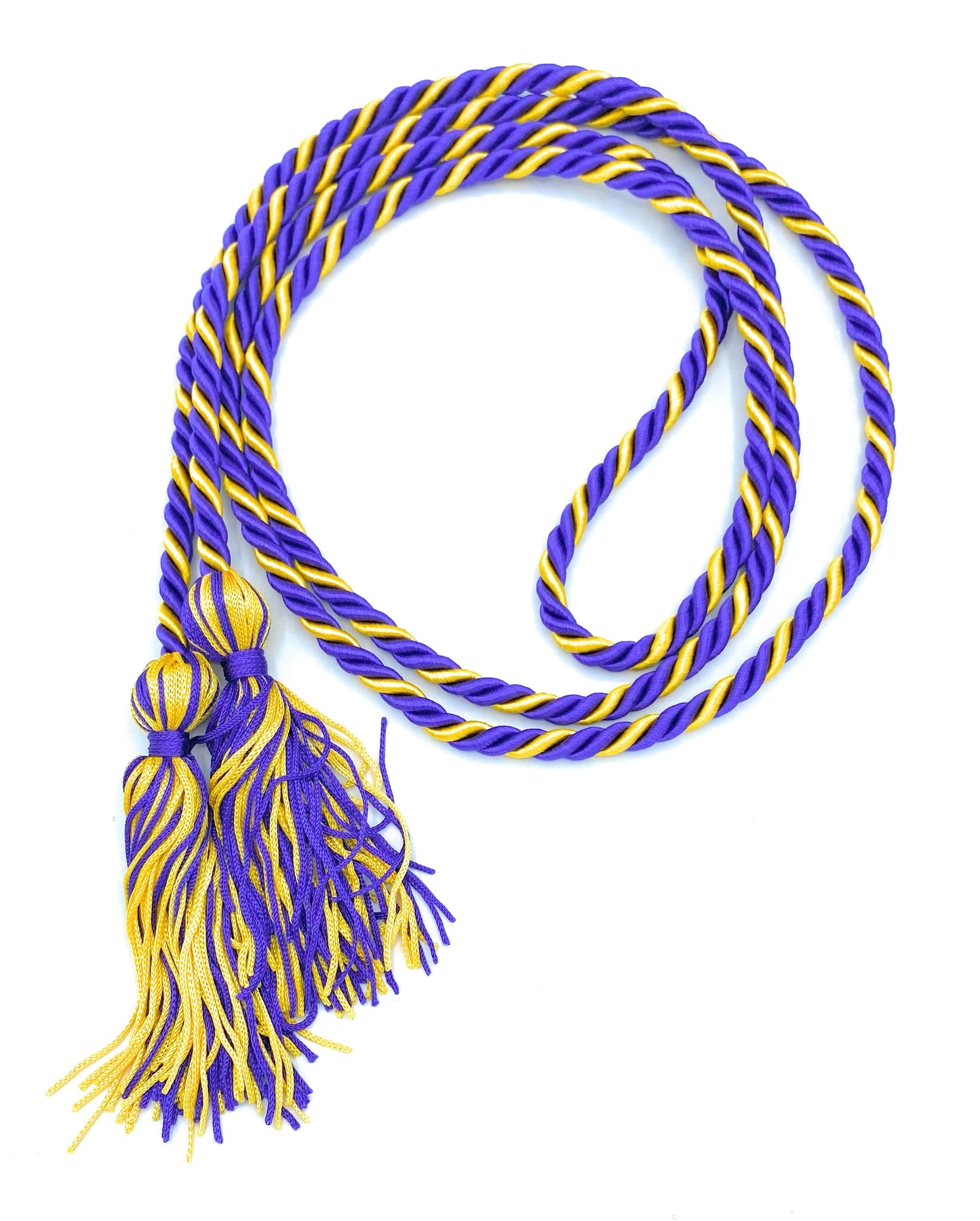 Purple/Gold Honor Cords - Honor Cord Source