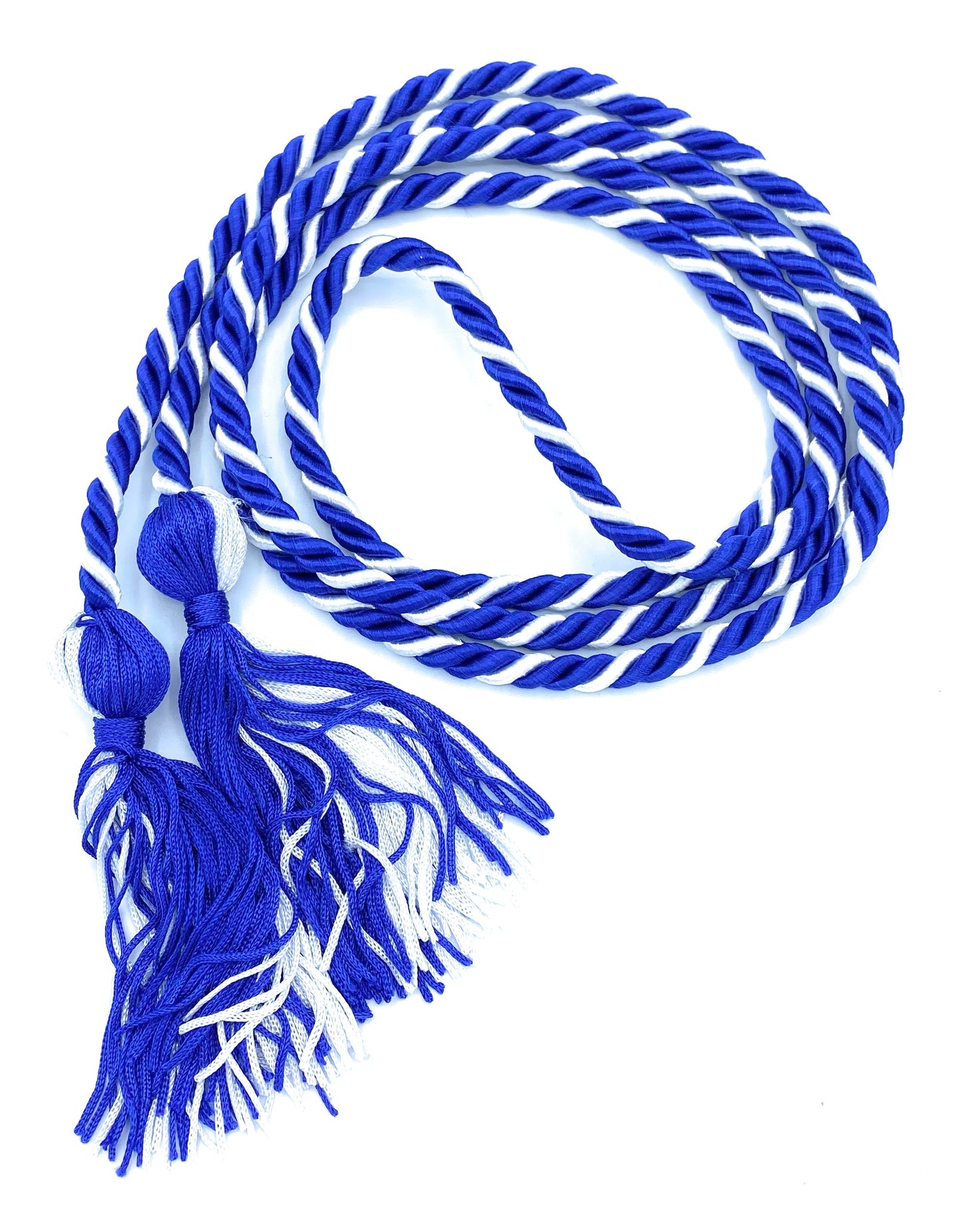 Royal/White Honor Cords - Honor Cord Source