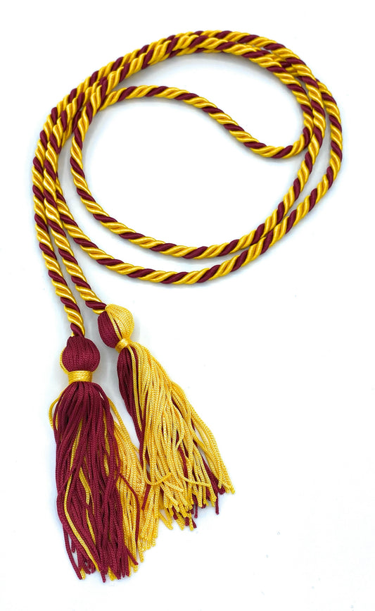 Gold/Maroon Honor Cords - Honor Cord Source 