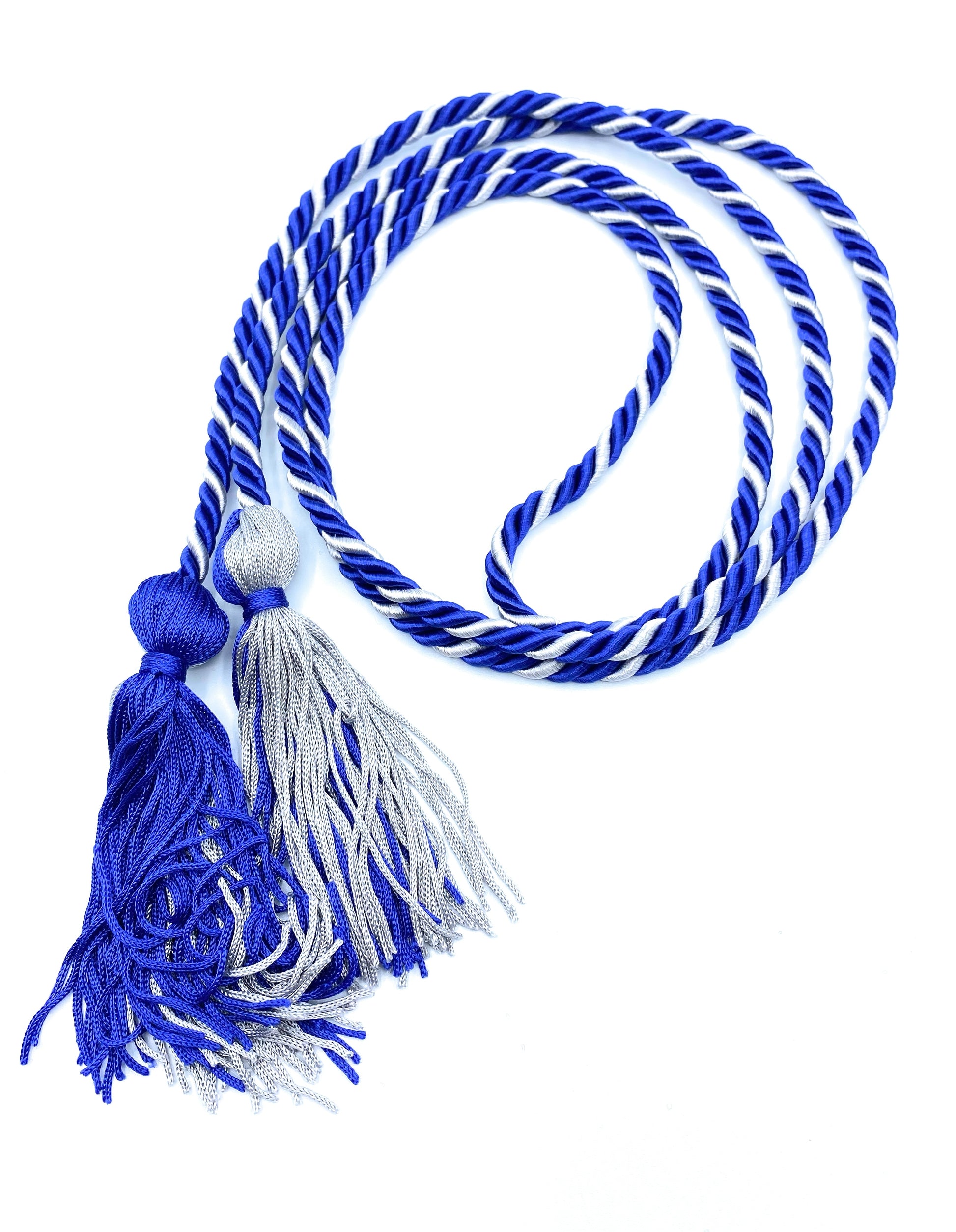 Royal/Silver Honor Cords - Honor Cord Source 