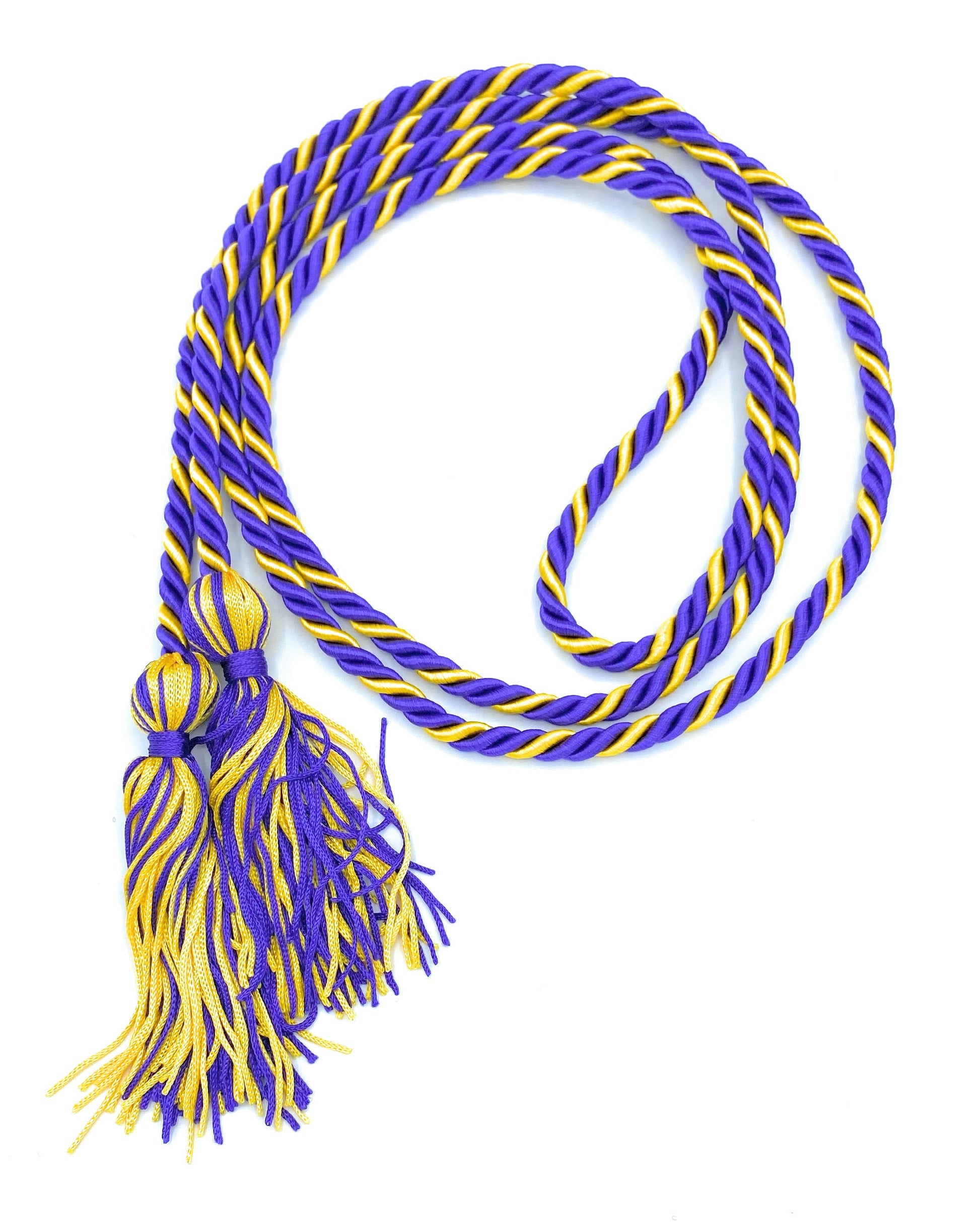 Purple/Gold Honor Cords - Honor Cord Source 